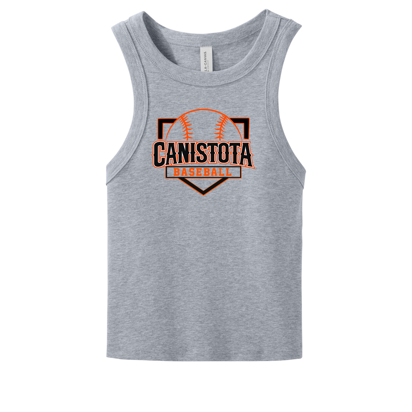 Canistota Baseball BELLA+CANVAS® Women’s Micro Rib Racer Tank