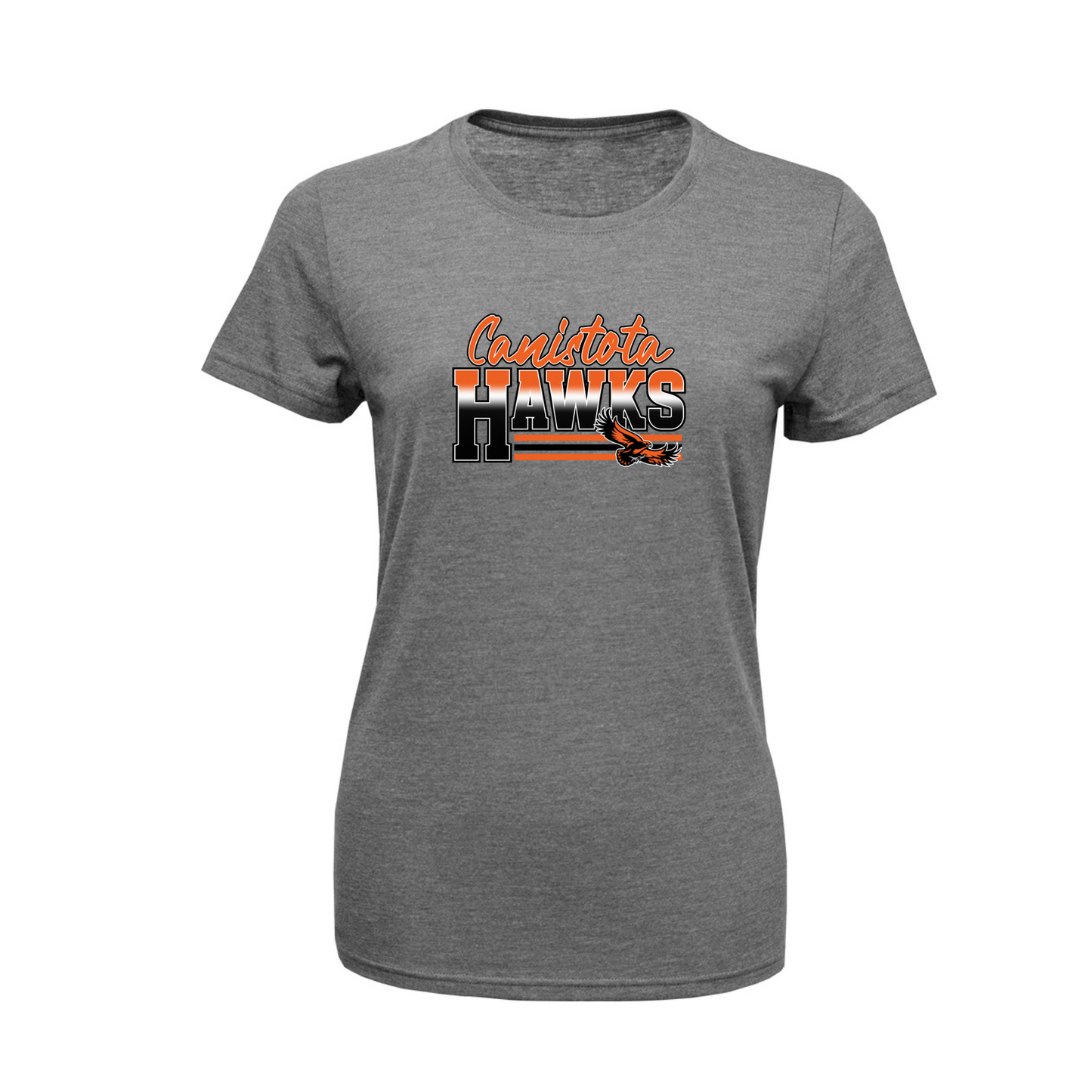 Canistota Booster Club Women Tri-Blend T-Shirt Short Sleeve