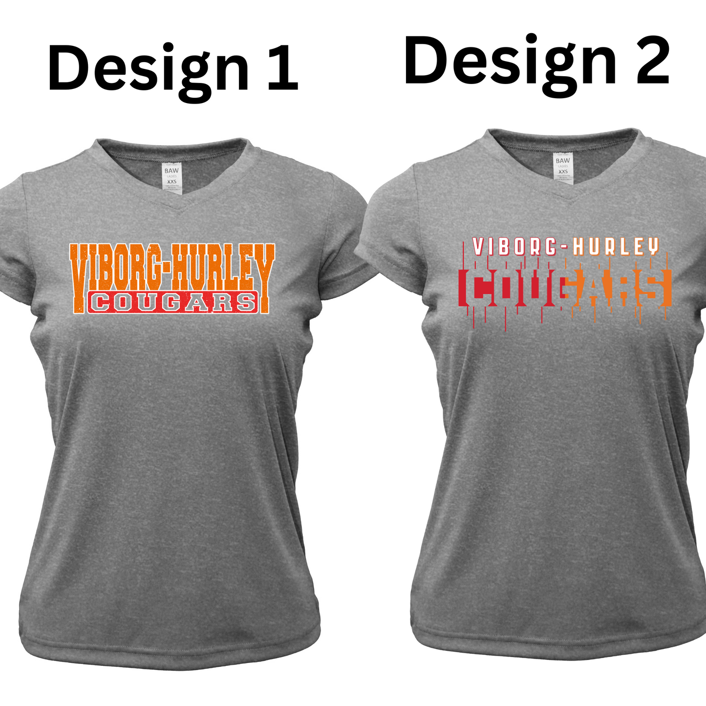 VH Booster Club Women Xtreme-Tek V-Neck Shirt