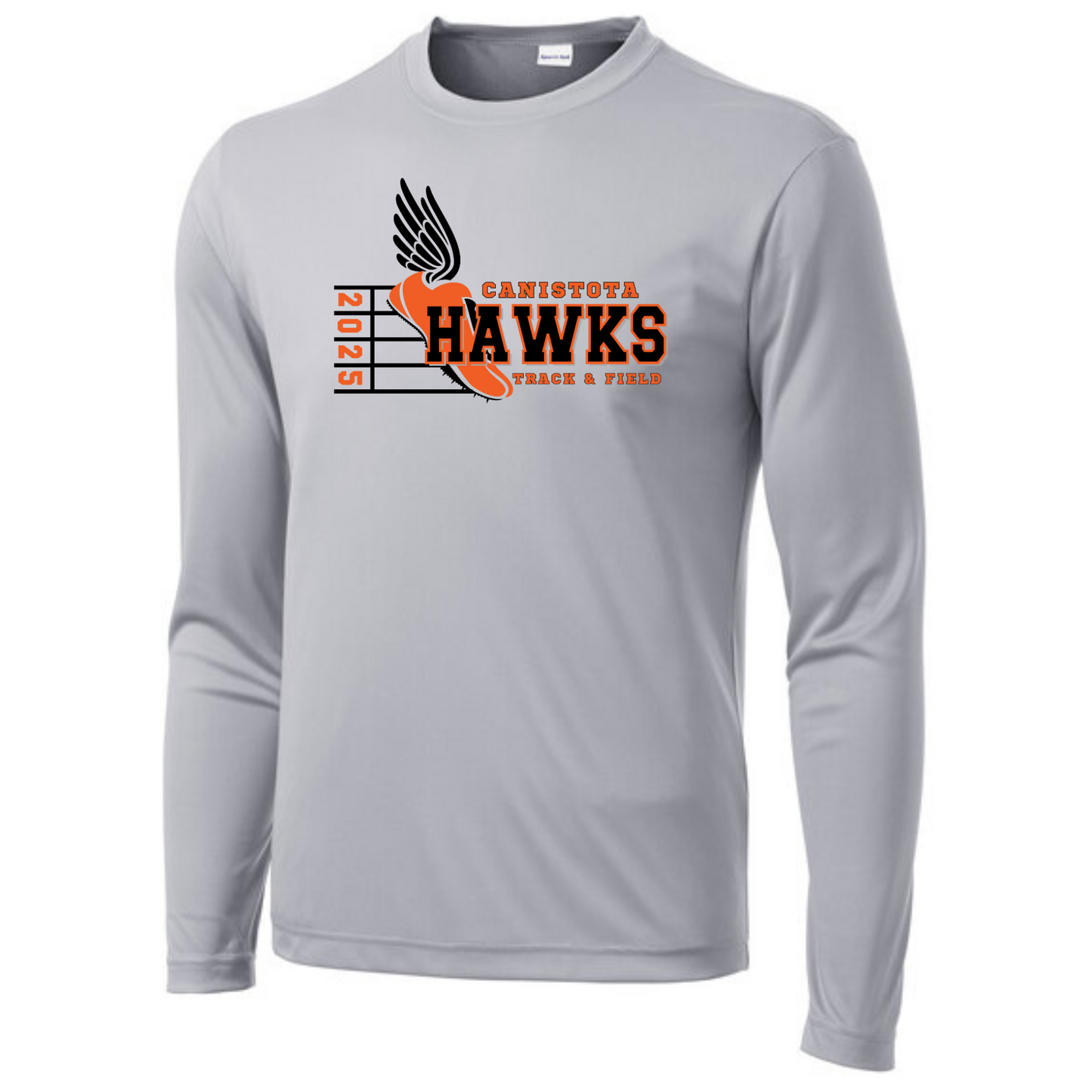 Canistota Track and Field Sport-Tek® Tall Long Sleeve PosiCharge® Competitor™ Tee