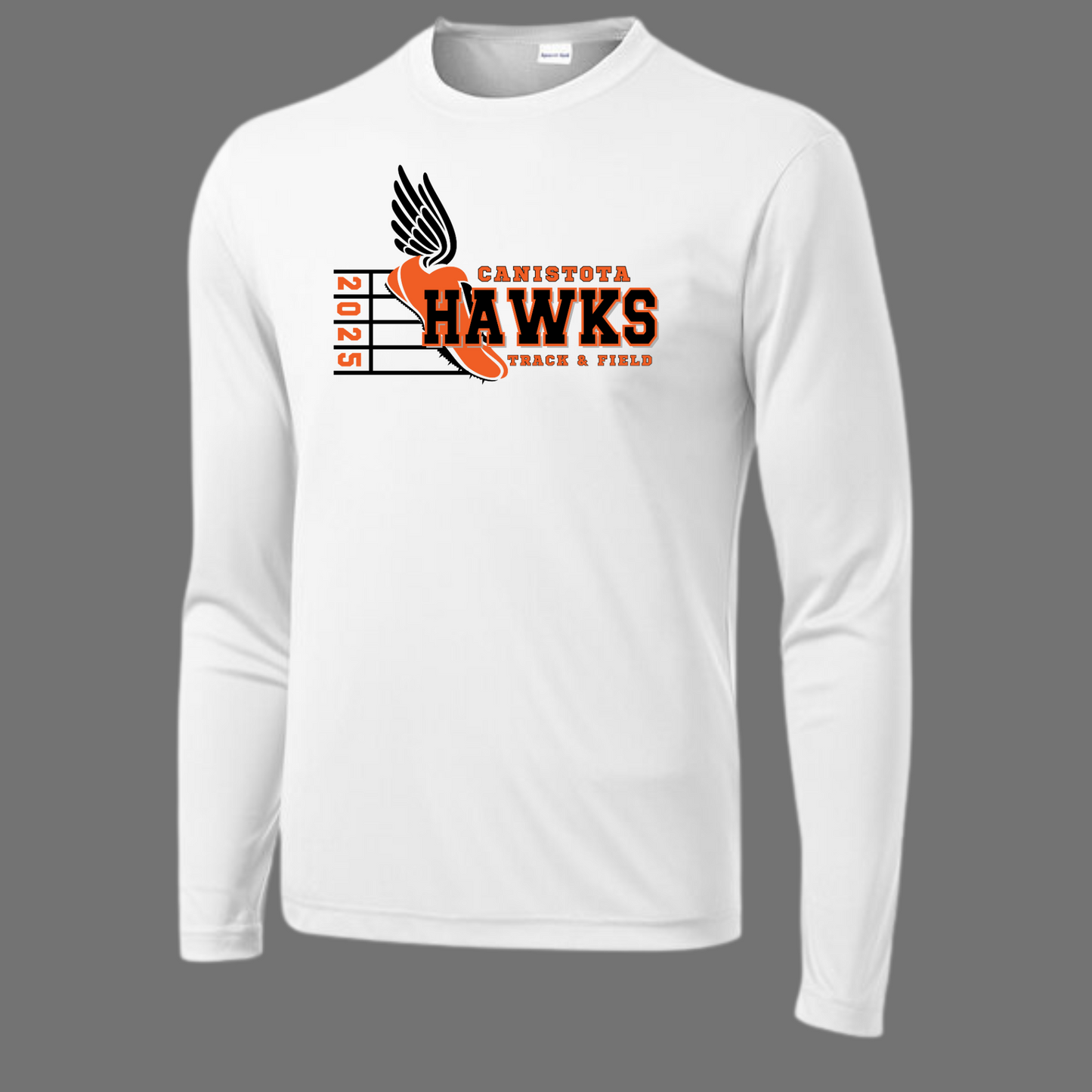 Canistota Track and Field Sport-Tek® Tall Long Sleeve PosiCharge® Competitor™ Tee