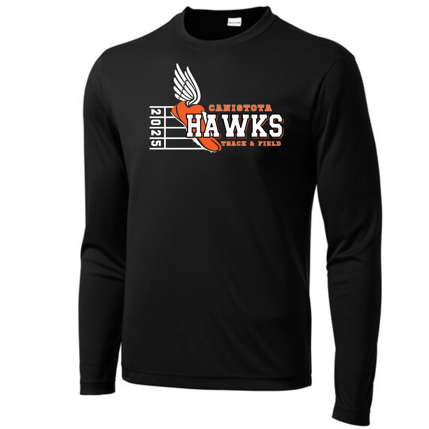 Canistota Track and Field Sport-Tek® Tall Long Sleeve PosiCharge® Competitor™ Tee