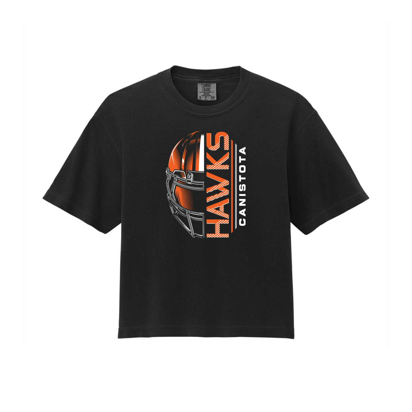 Canistota Football Comfort Colors® Women’s Heavyweight Boxy Tee