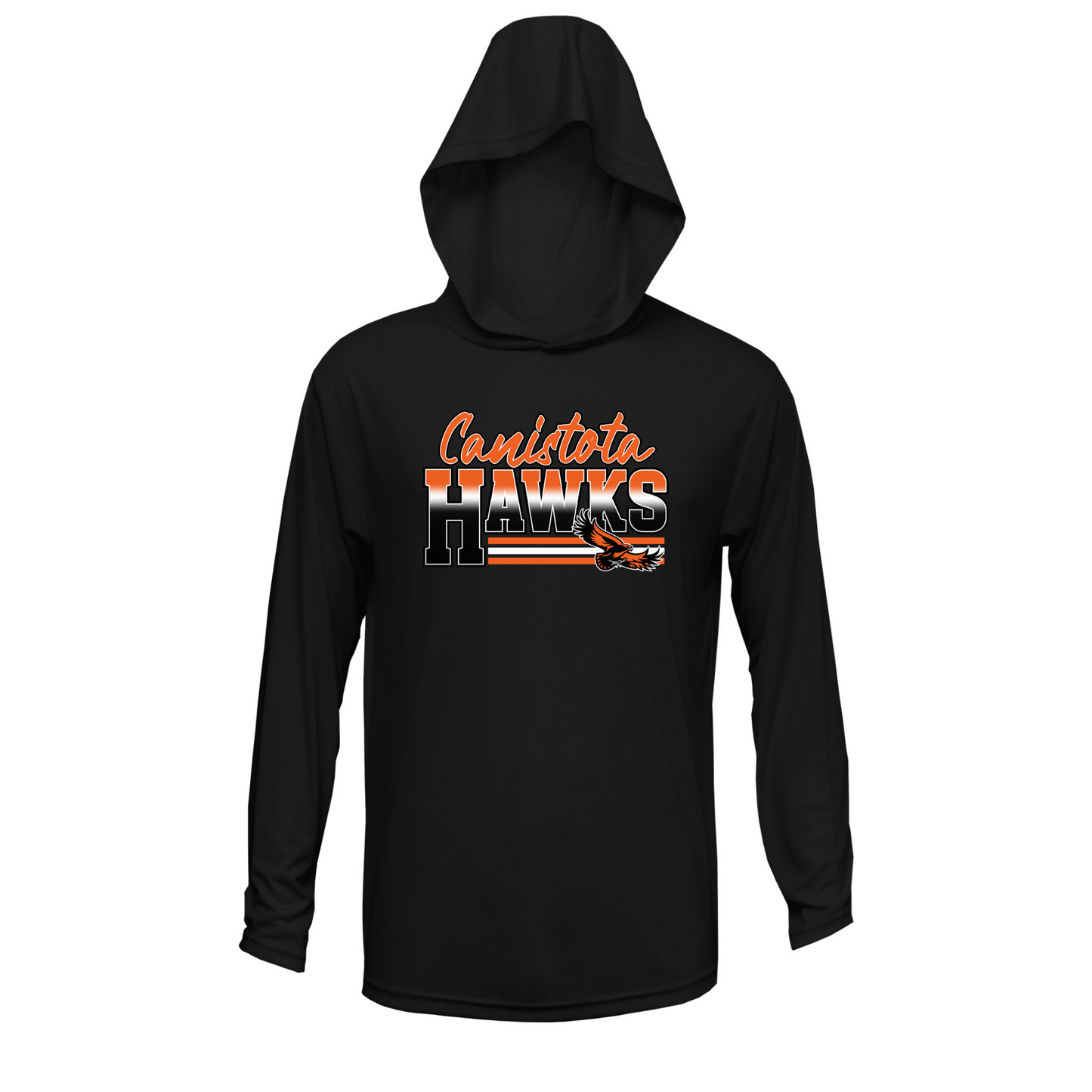 Canistota Booster Club Adult Xtreme-Tek Long Sleeve Hood