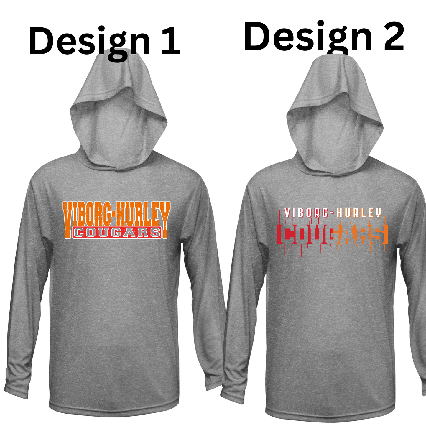 VH Booster Club Adult Xtreme-Tek Long Sleeve Hood