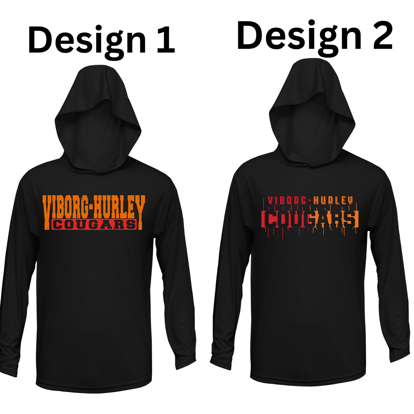 VH Booster Club Adult Xtreme-Tek Long Sleeve Hood