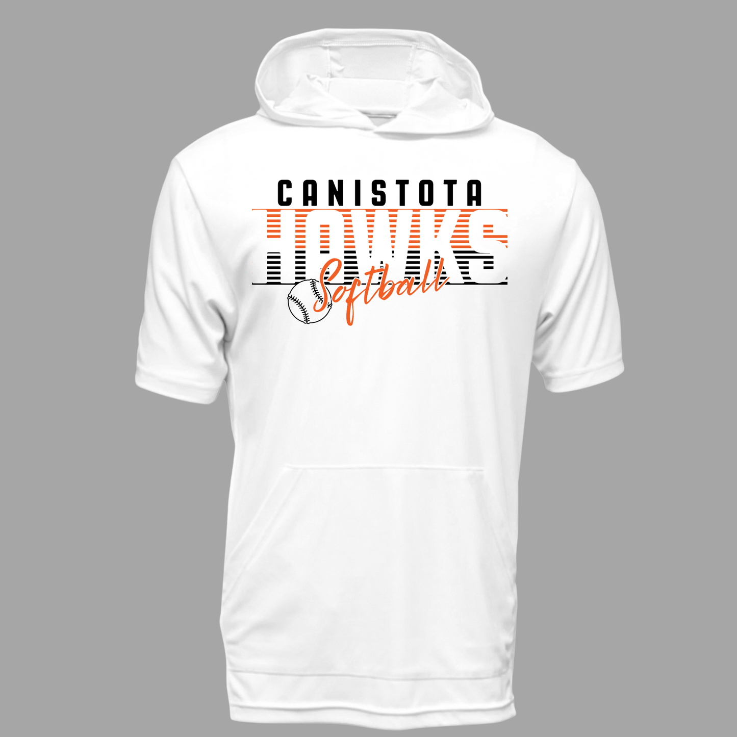 Canistota Softball Adult Xtreme-Tek Short Sleeve Hood