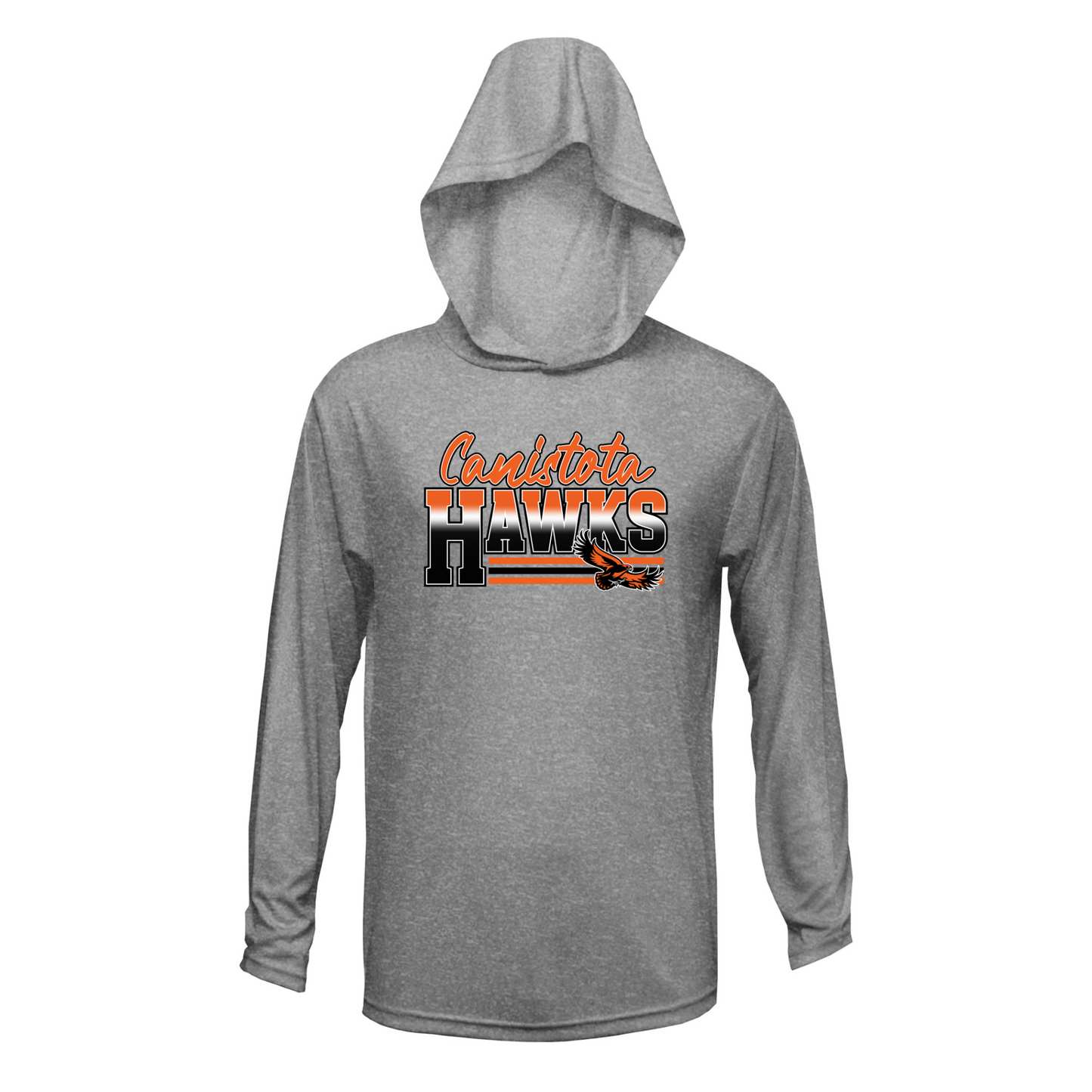 Canistota Booster Club Adult Xtreme-Tek Long Sleeve Hood