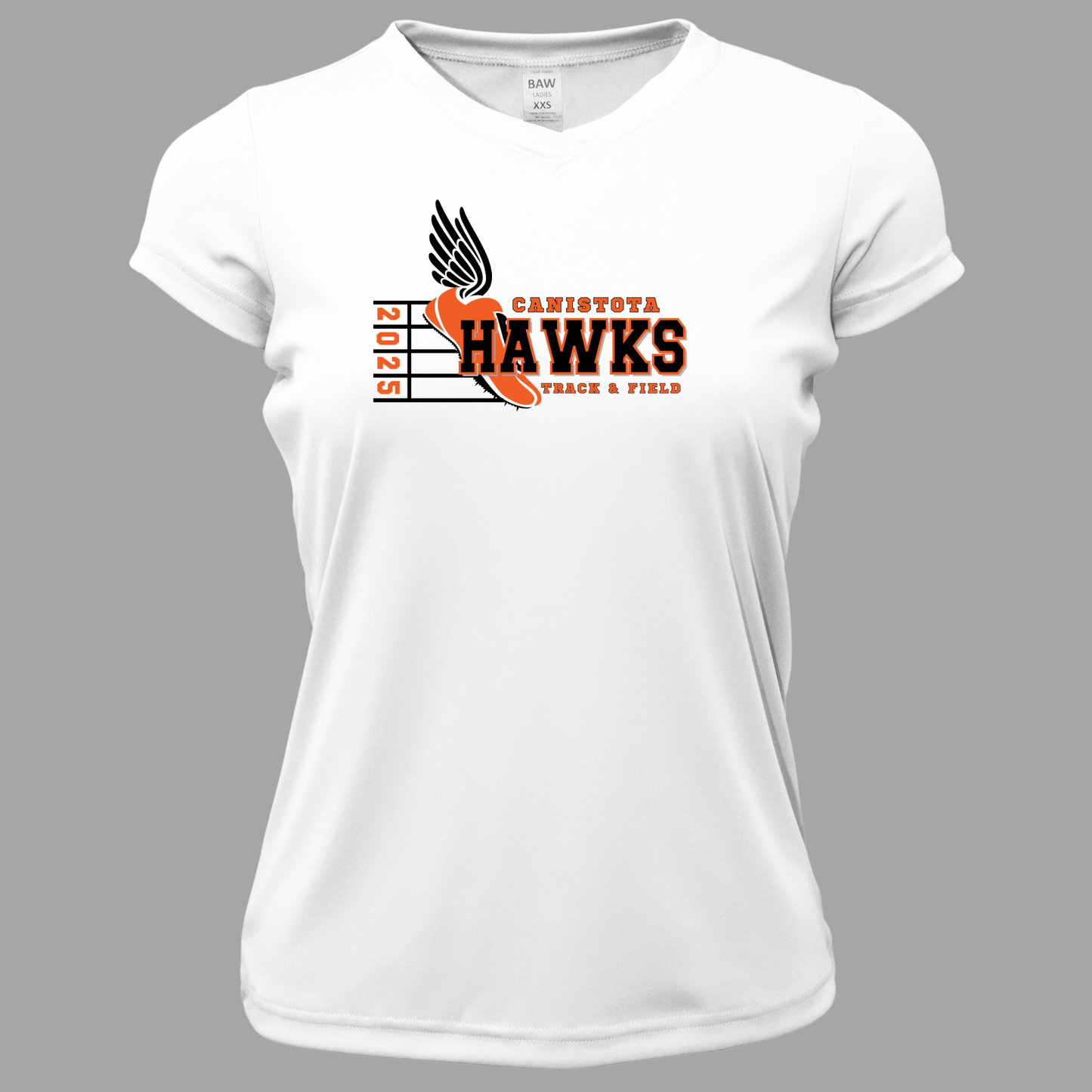 Canistota Track and Field Women Xtreme-Tek V-Neck Shirt