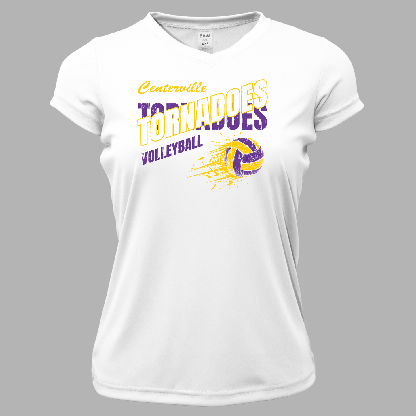 Centerville Volleyball Women Xtreme-Tek V-Neck Shirt