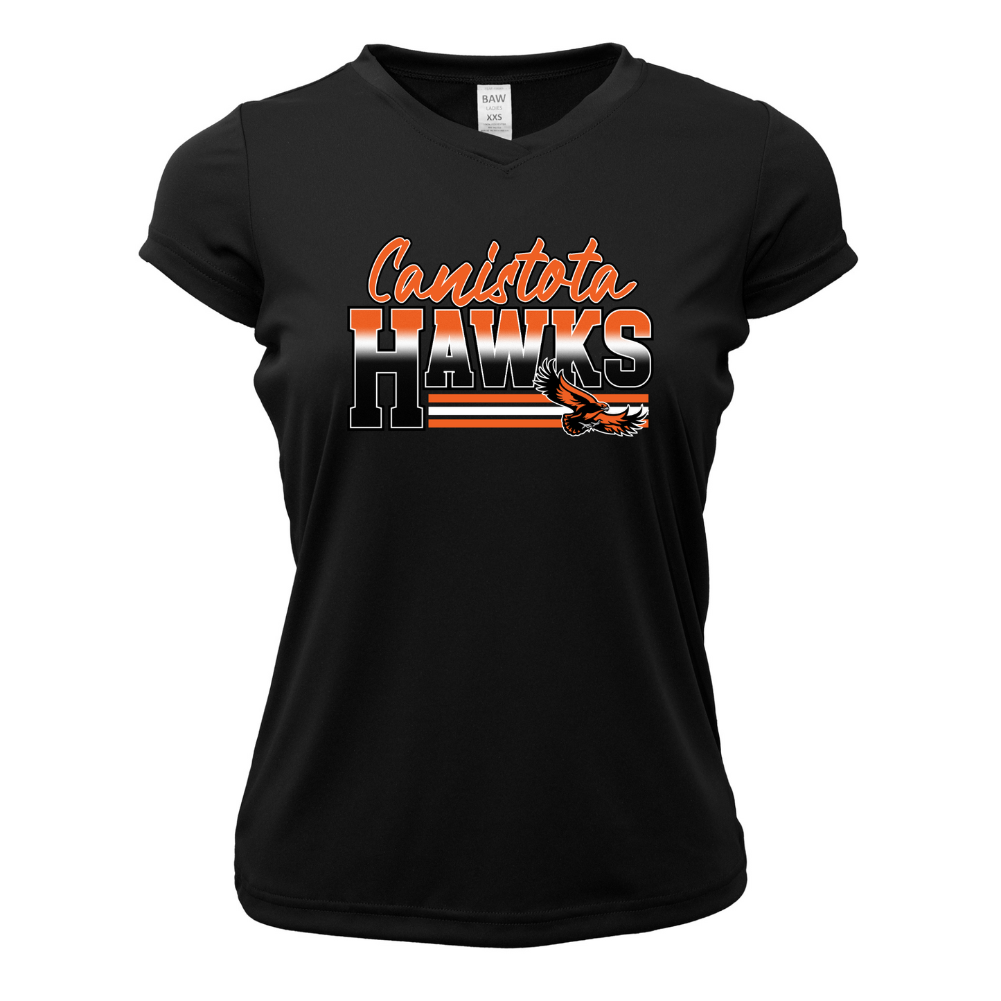 Canistota Booster Club Women Xtreme-Tek V-Neck Shirt