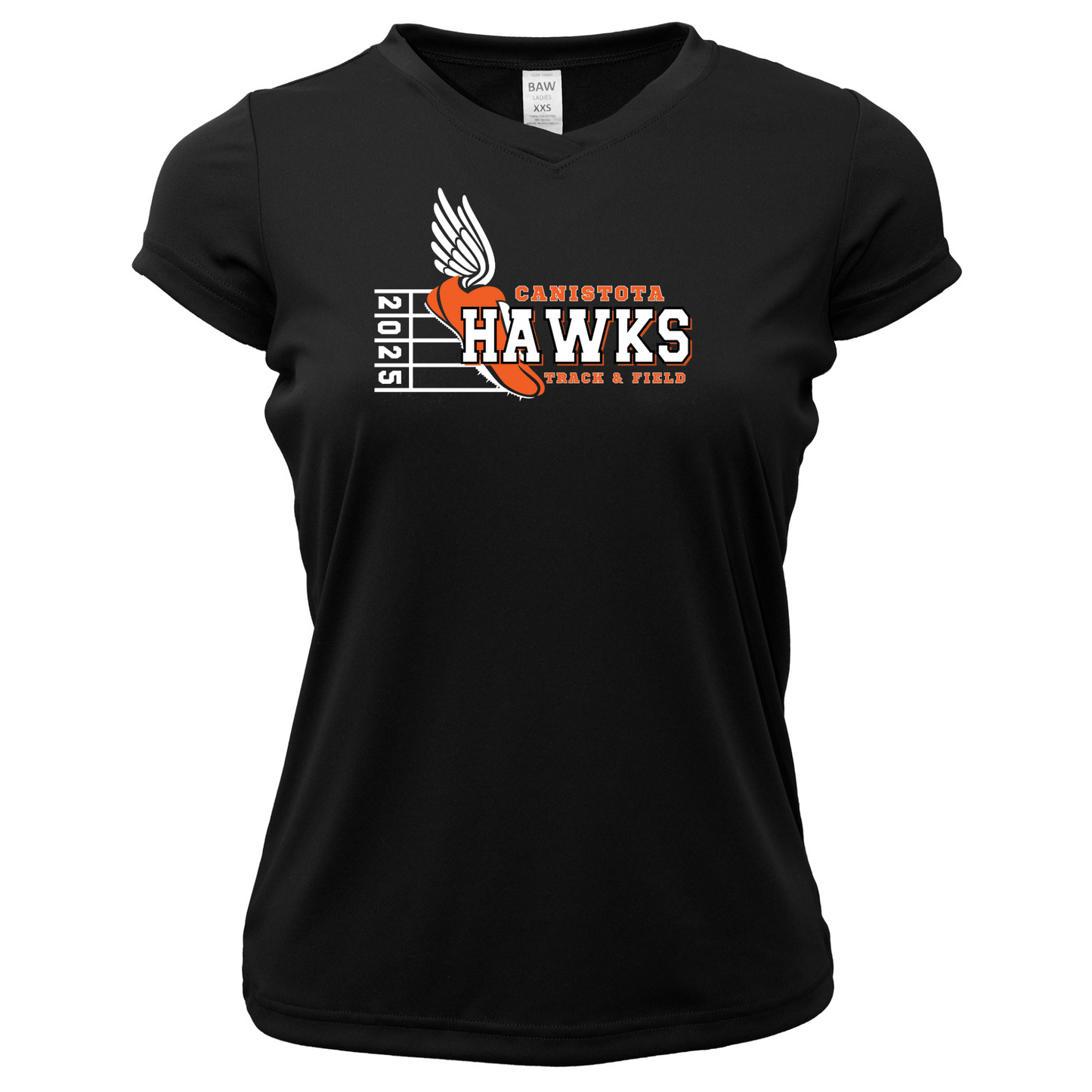 Canistota Track and Field Women Xtreme-Tek V-Neck Shirt