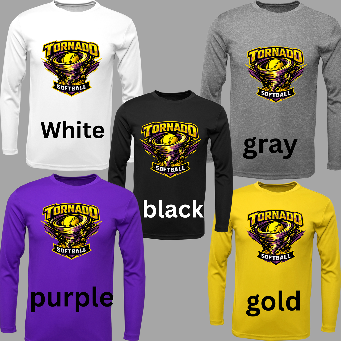 Centerville Softball Men Xtreme-Tek Long Sleeve Shirt