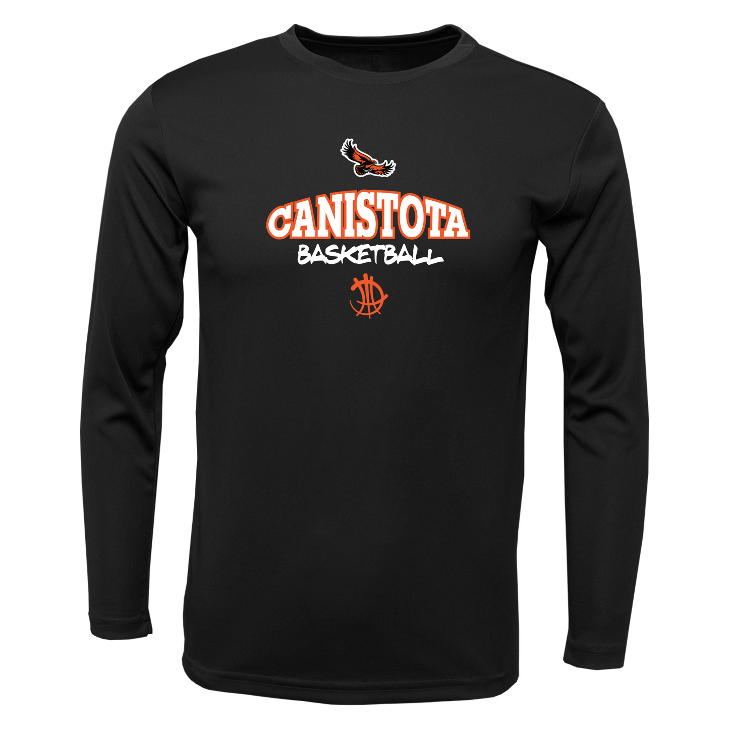 Canistota Basketball Youth Xtreme-Tek Long Sleeve Shirt