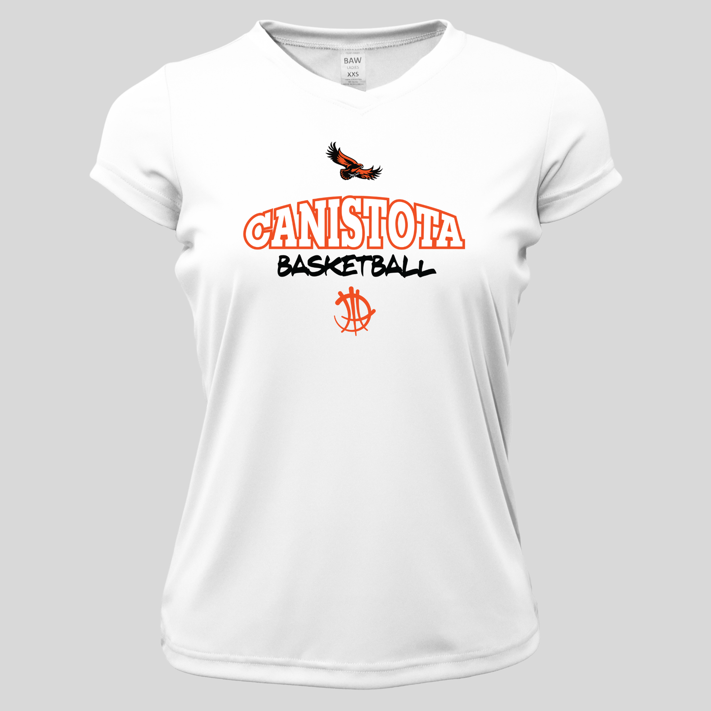Canistota Basketball Women Xtreme-Tek V-Neck Shirt