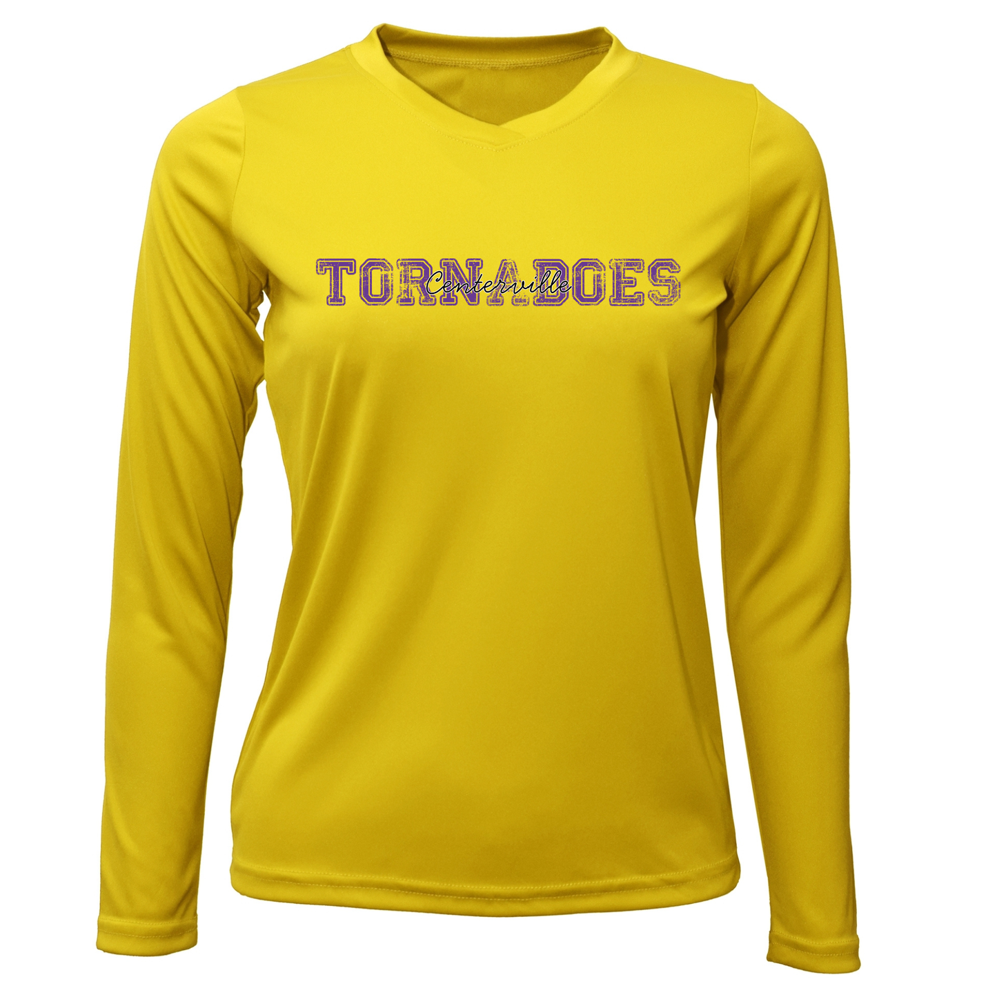 Centerville Booster Club Women Xtreme-Tek Long Sleeve V-Neck Shirt