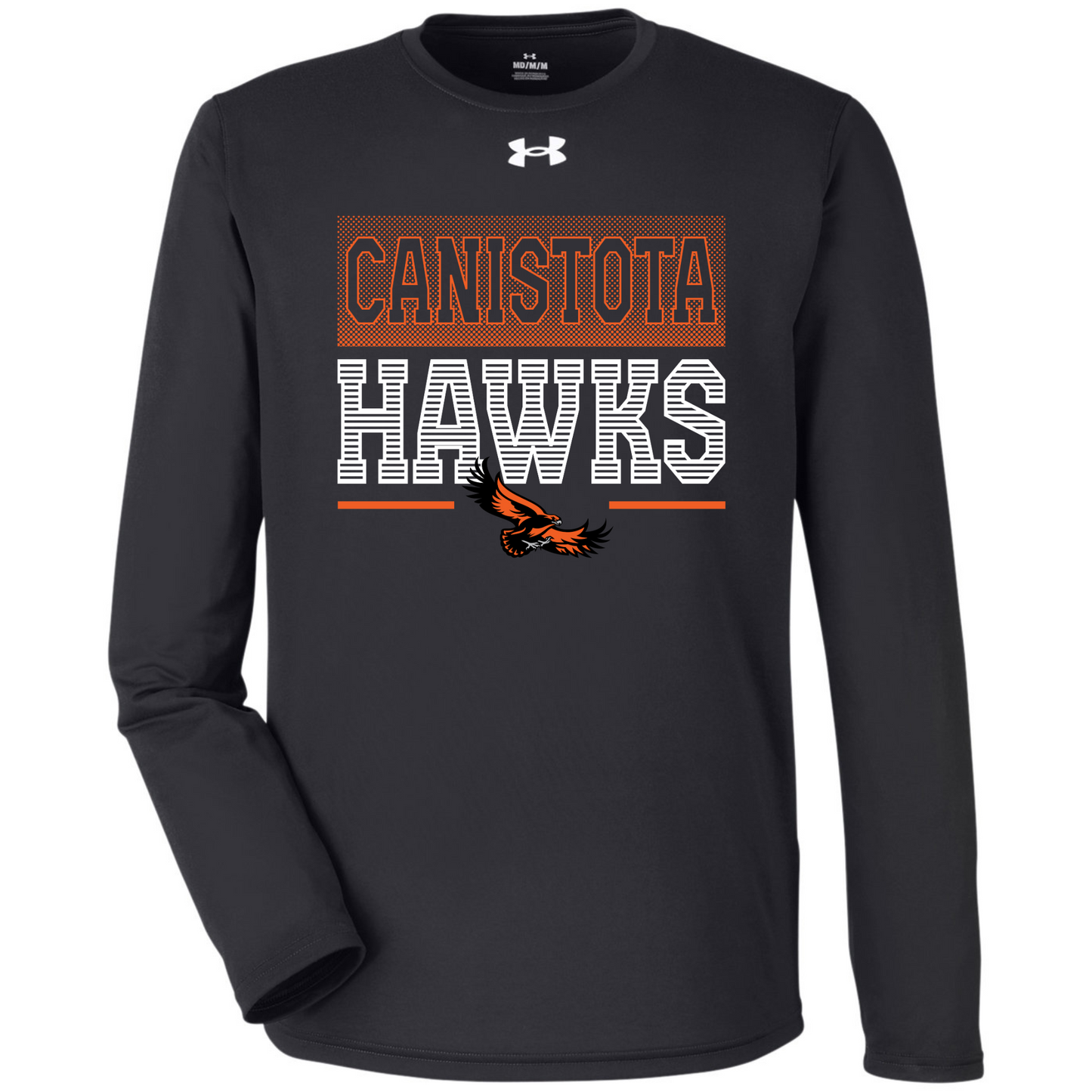 Canistota Hawks Under Armour Men's Team Tech Long-Sleeve T-Shirt