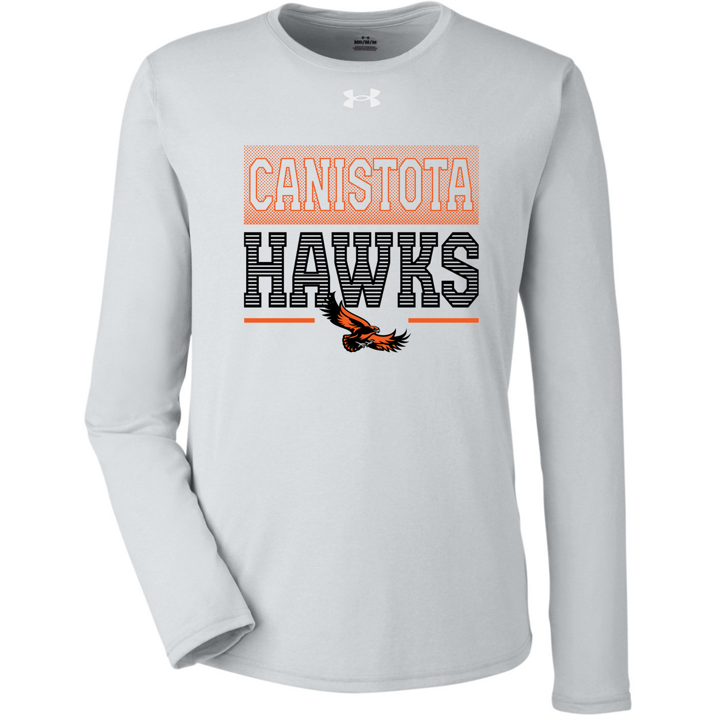 Canistota Hawks Under Armour Men's Team Tech Long-Sleeve T-Shirt