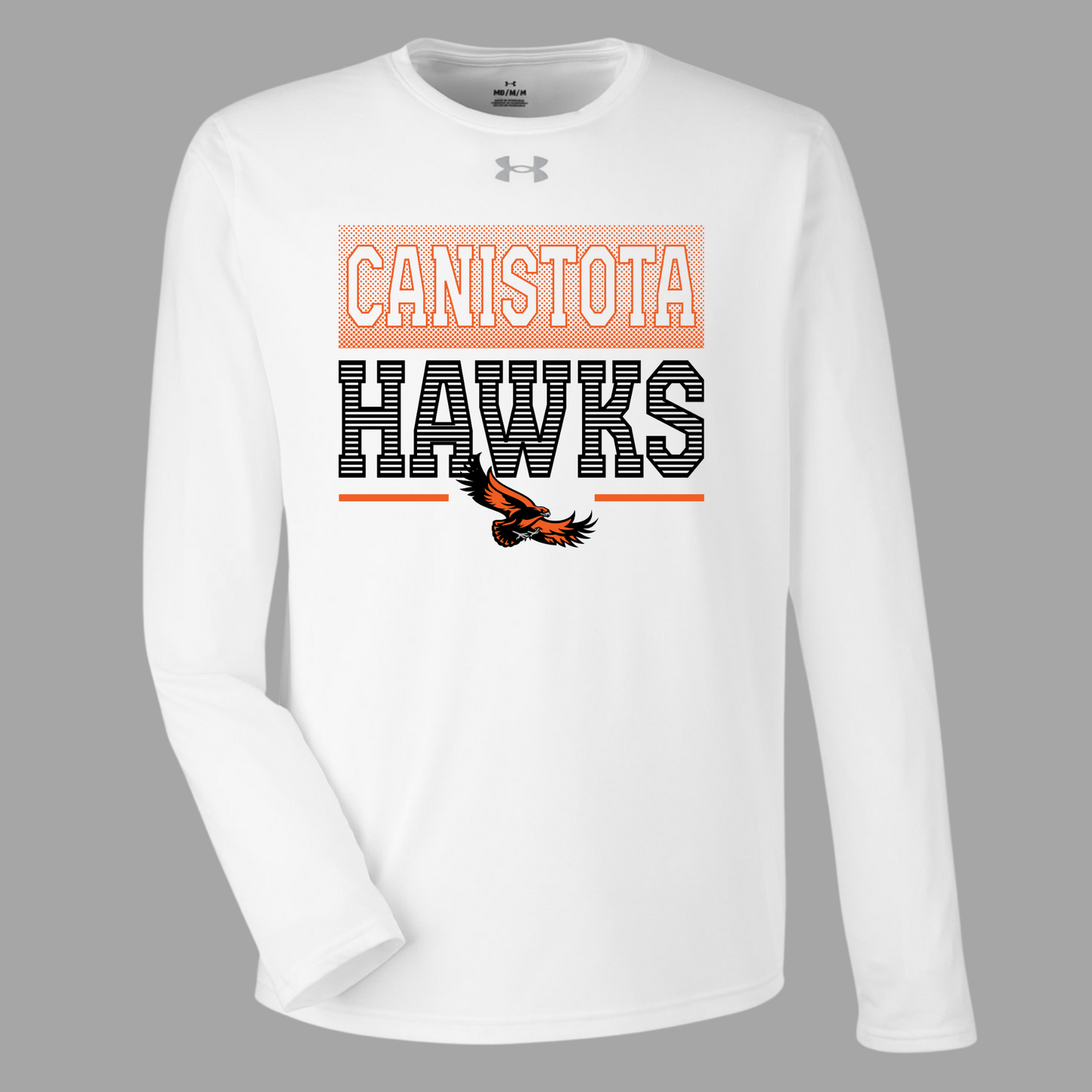 Canistota Hawks Under Armour Men's Team Tech Long-Sleeve T-Shirt