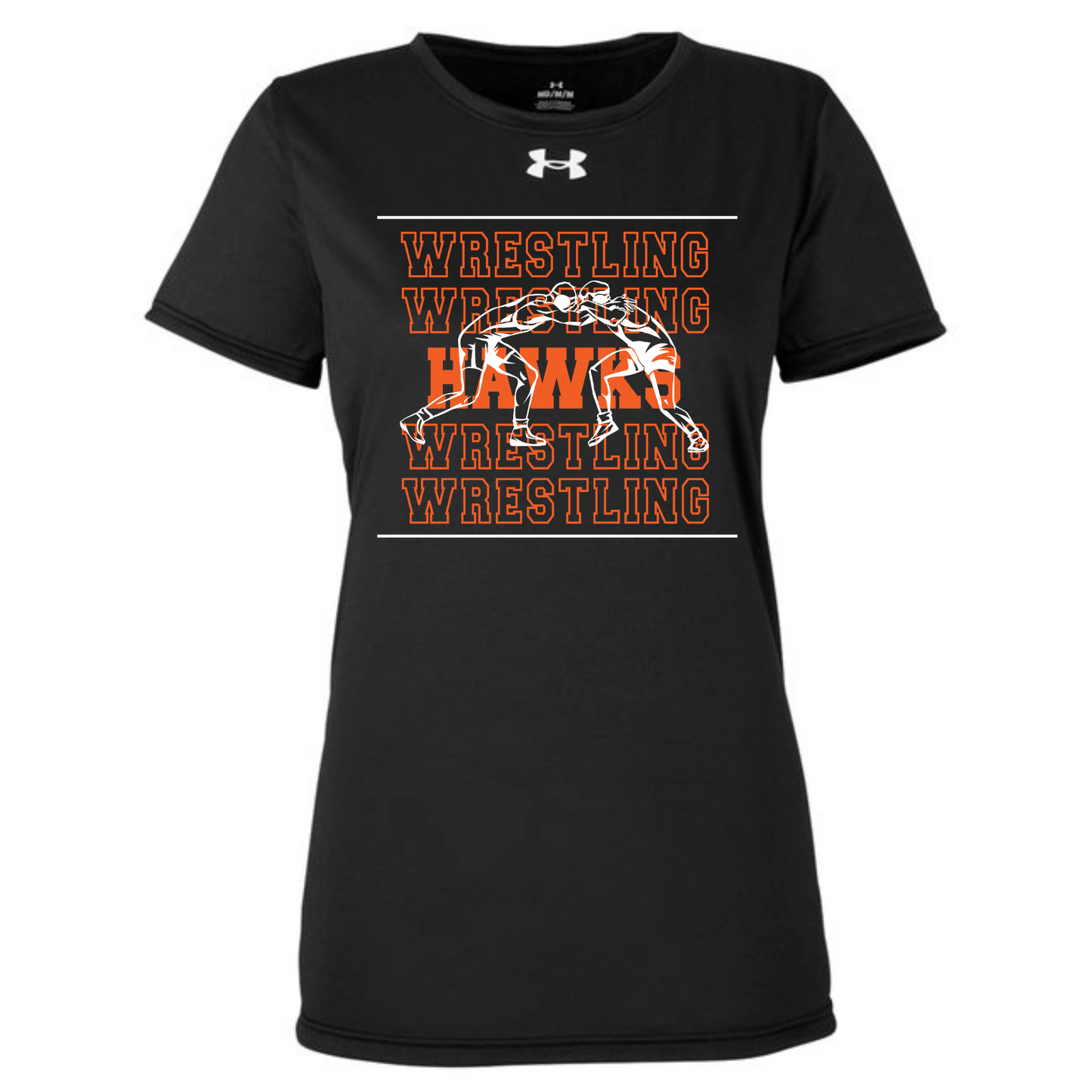 Canistota Hawks Wrestling Under Armour Ladies' Team Tech T-Shirt