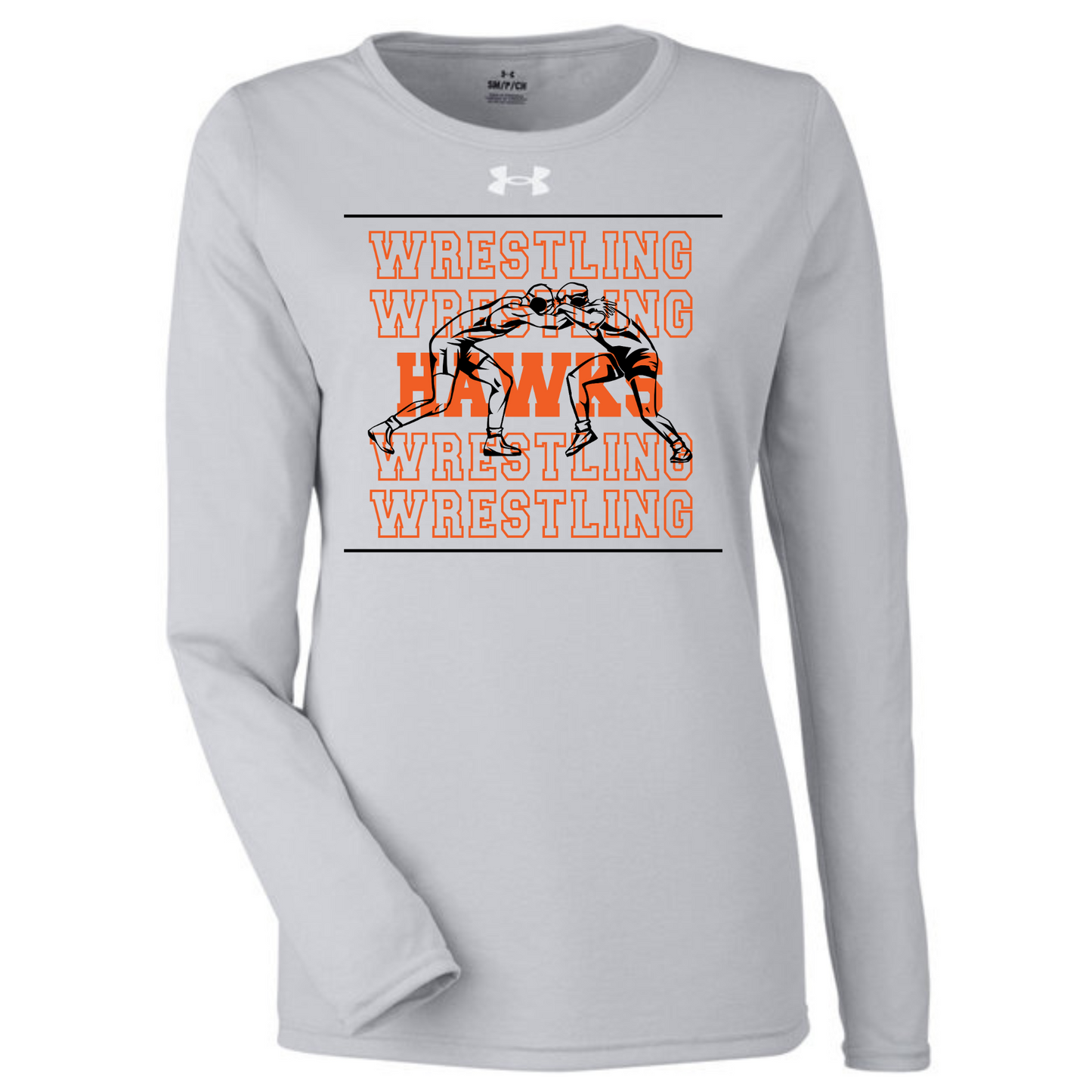 Canistota Hawks Wrestling Under Armour Ladies' Team Tech Long-Sleeve T-Shirt