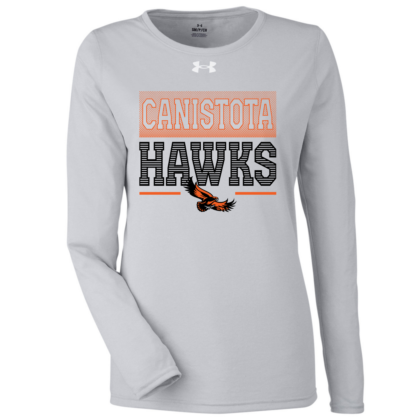 Canistota Hawks Under Armour Ladies' Team Tech Long-Sleeve T-Shirt