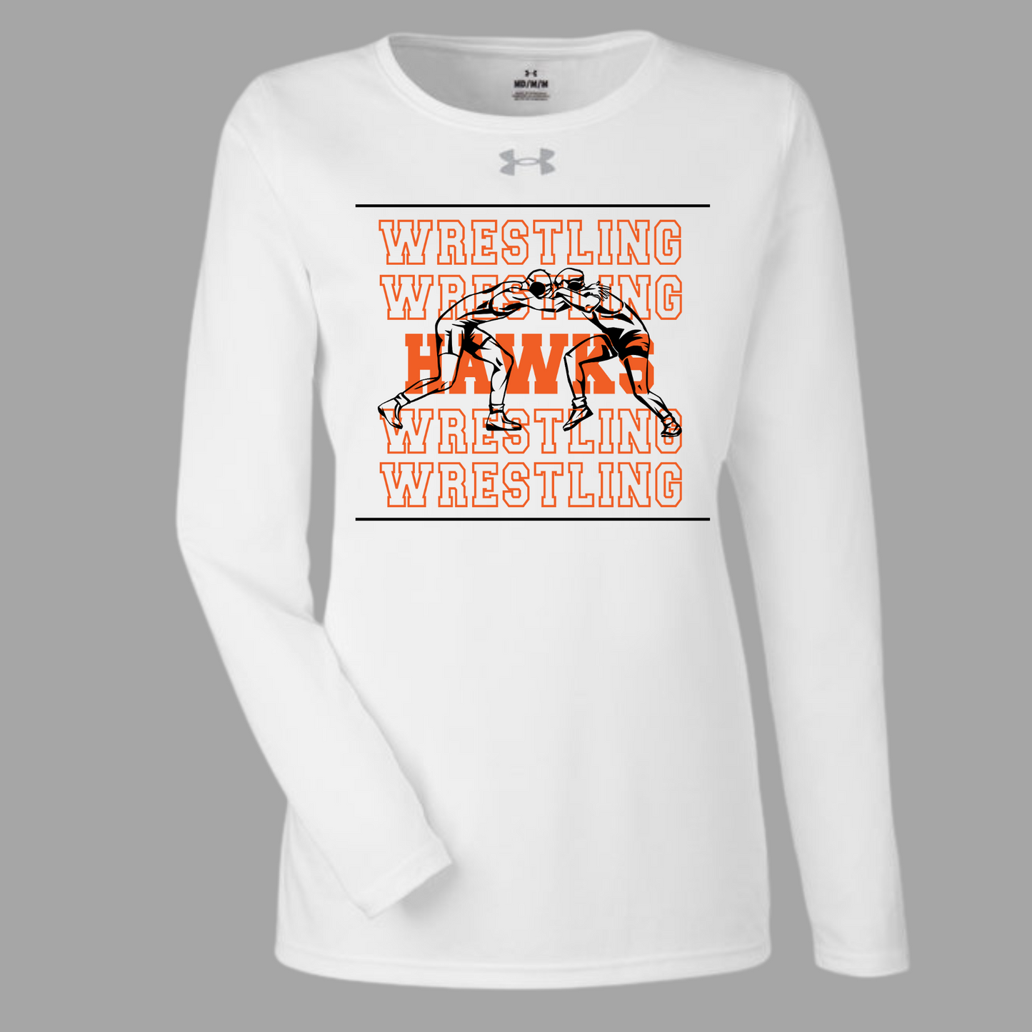 Canistota Hawks Wrestling Under Armour Ladies' Team Tech Long-Sleeve T-Shirt