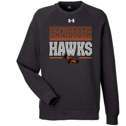 Canistota Hawks Under Armour Men's Rival Fleece Sweatshirt