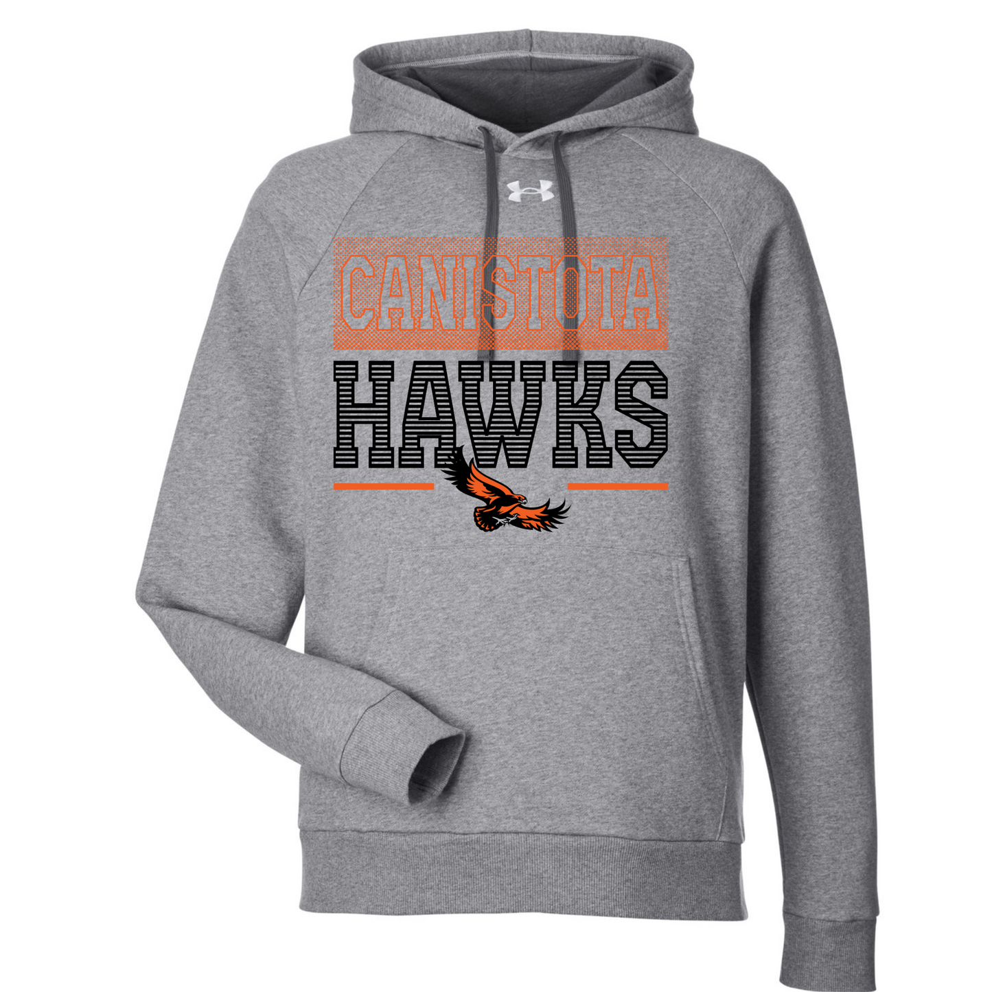 Canistota Hawks Under Armour Men's Rival Fleece Hooded Sweatshirt