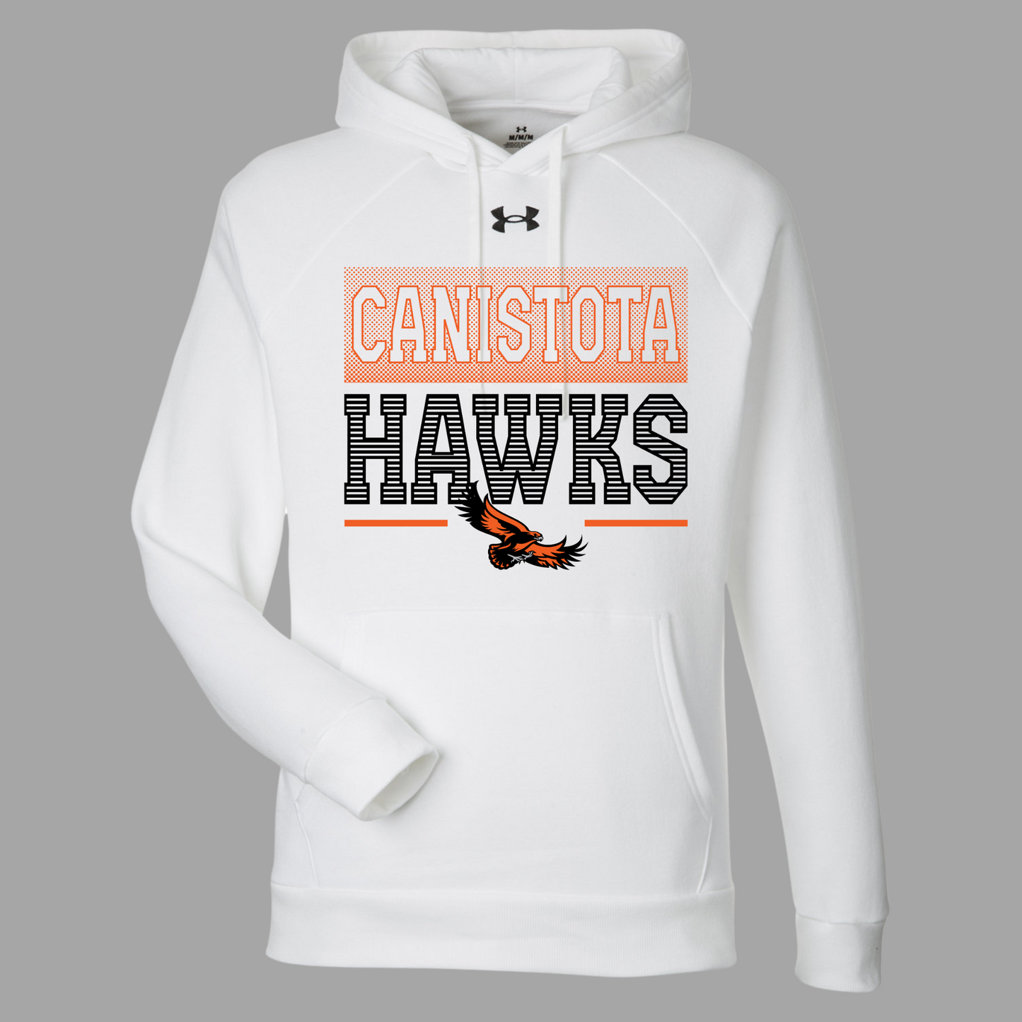 Canistota Hawks Under Armour Men's Rival Fleece Hooded Sweatshirt