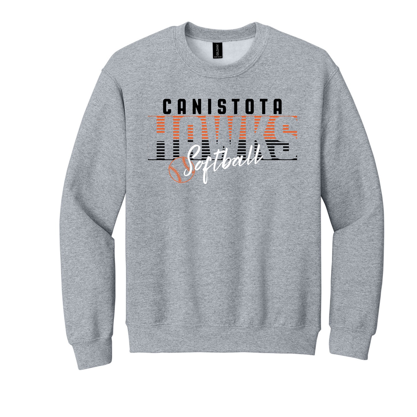 Canistota Softball Gildan® - Heavy Blend™ Crewneck Sweatshirt