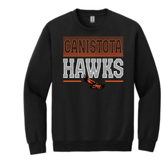 Canistota Hawks Gildan® - Youth Heavy Blend™ Crewneck Sweatshirt