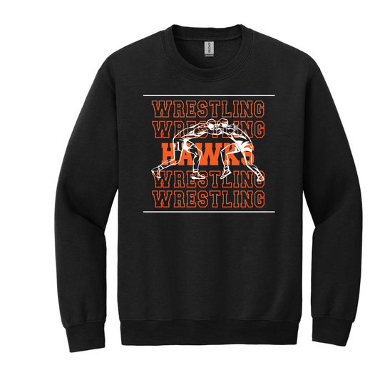 Canistota Hawks Wrestling Gildan® - Heavy Blend™ Crewneck Sweatshirt