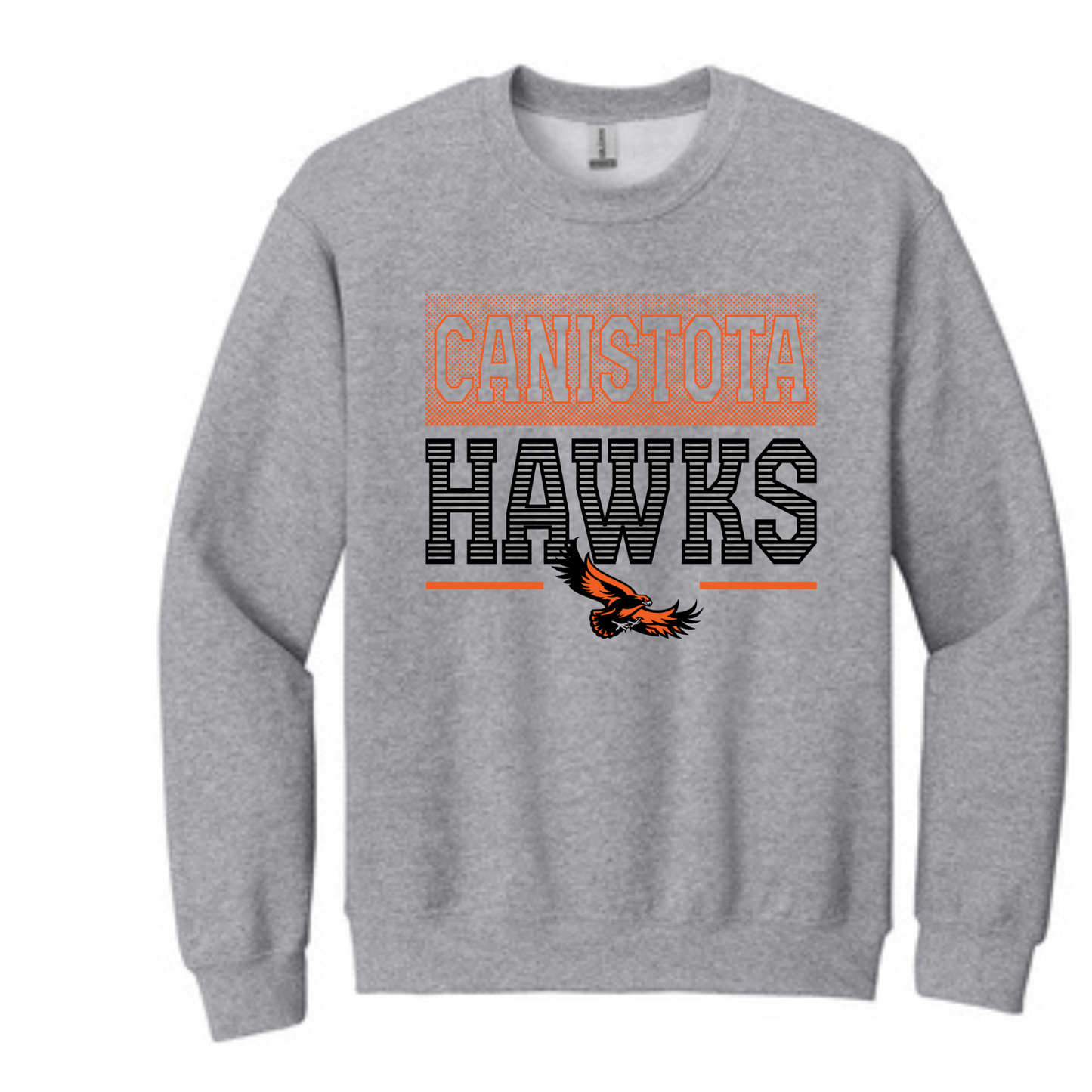 Canistota Hawks Gildan® - Youth Heavy Blend™ Crewneck Sweatshirt