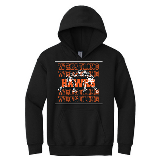 Canistota Hawks Wrestling YOUTH Gildan® - Youth Heavy Blend™ Hooded Sweatshirt