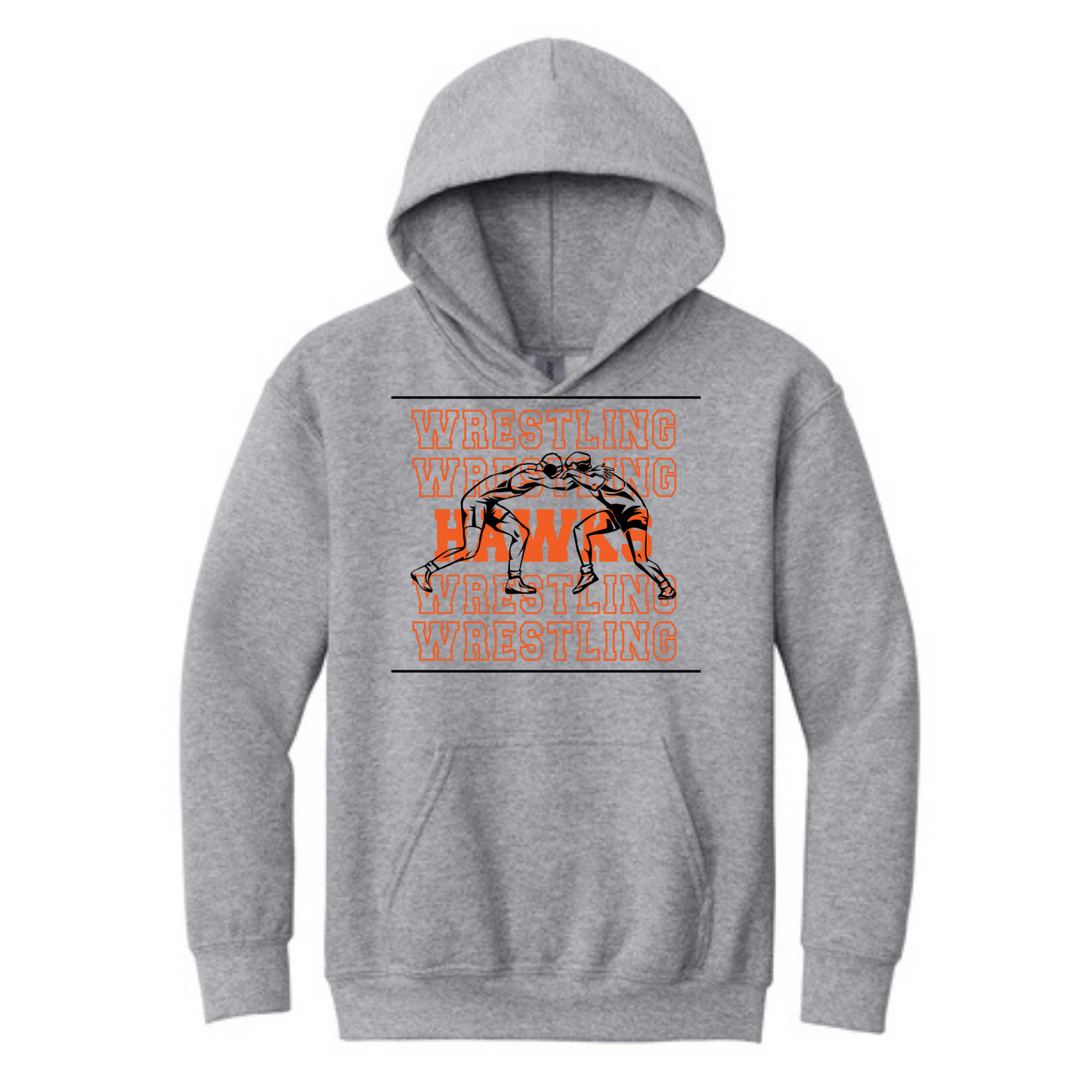 Canistota Hawks Wrestling YOUTH Gildan® - Youth Heavy Blend™ Hooded Sweatshirt