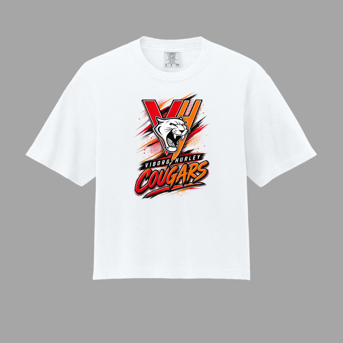 VH Booster Club Graphic Comfort Colors® Women’s Heavyweight Boxy Tee