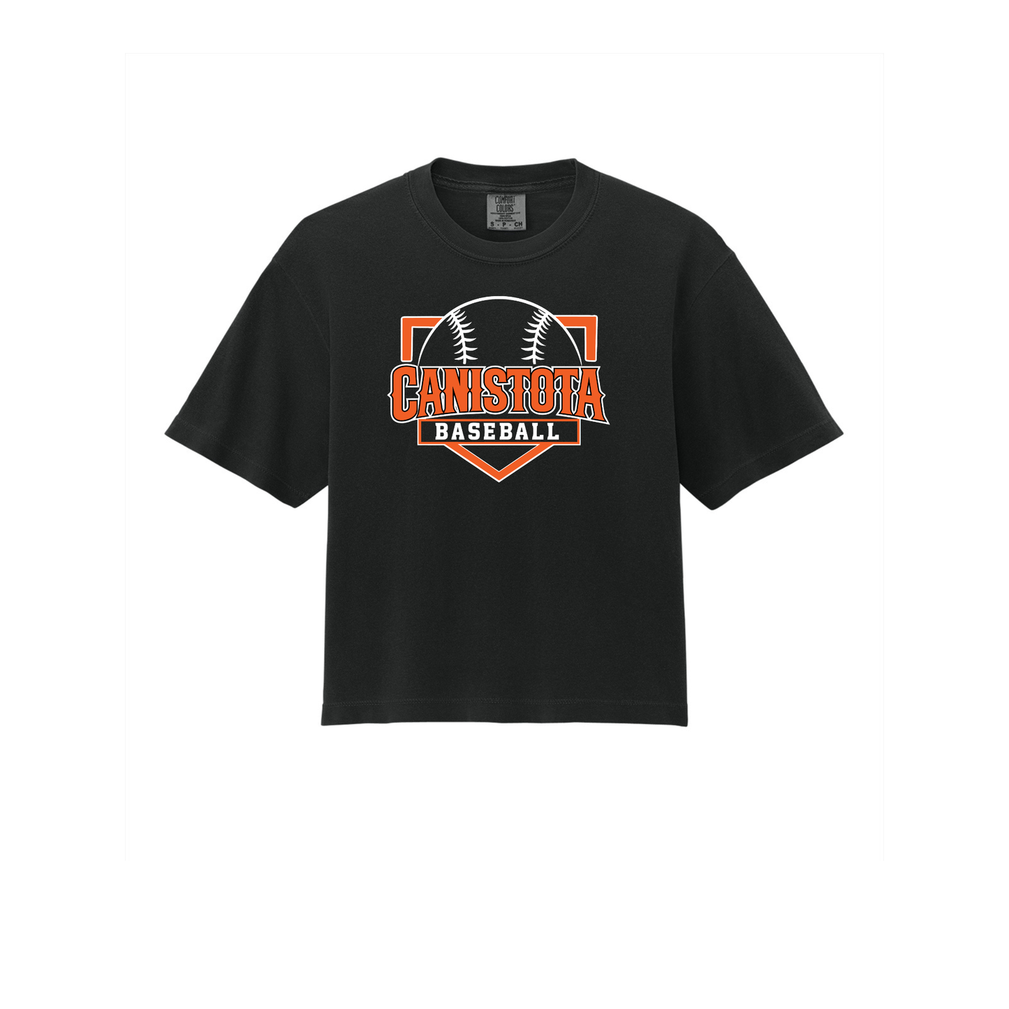 Canistota Baseball Comfort Colors® Women’s Heavyweight Boxy Tee