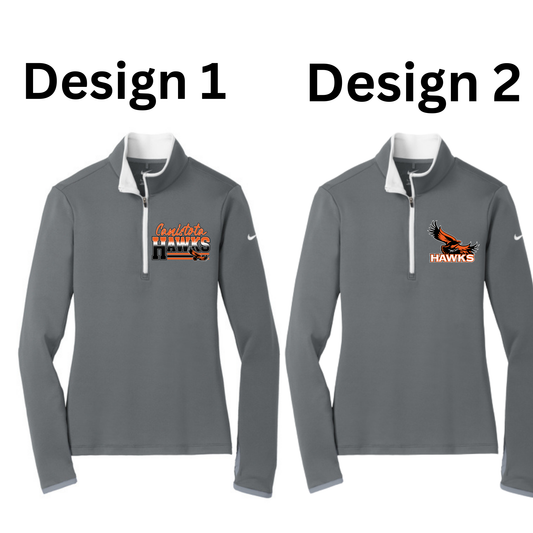 Canistota Booster Club Nike Women's Dri-FIT Stretch 1/2-Zip Cover-Up