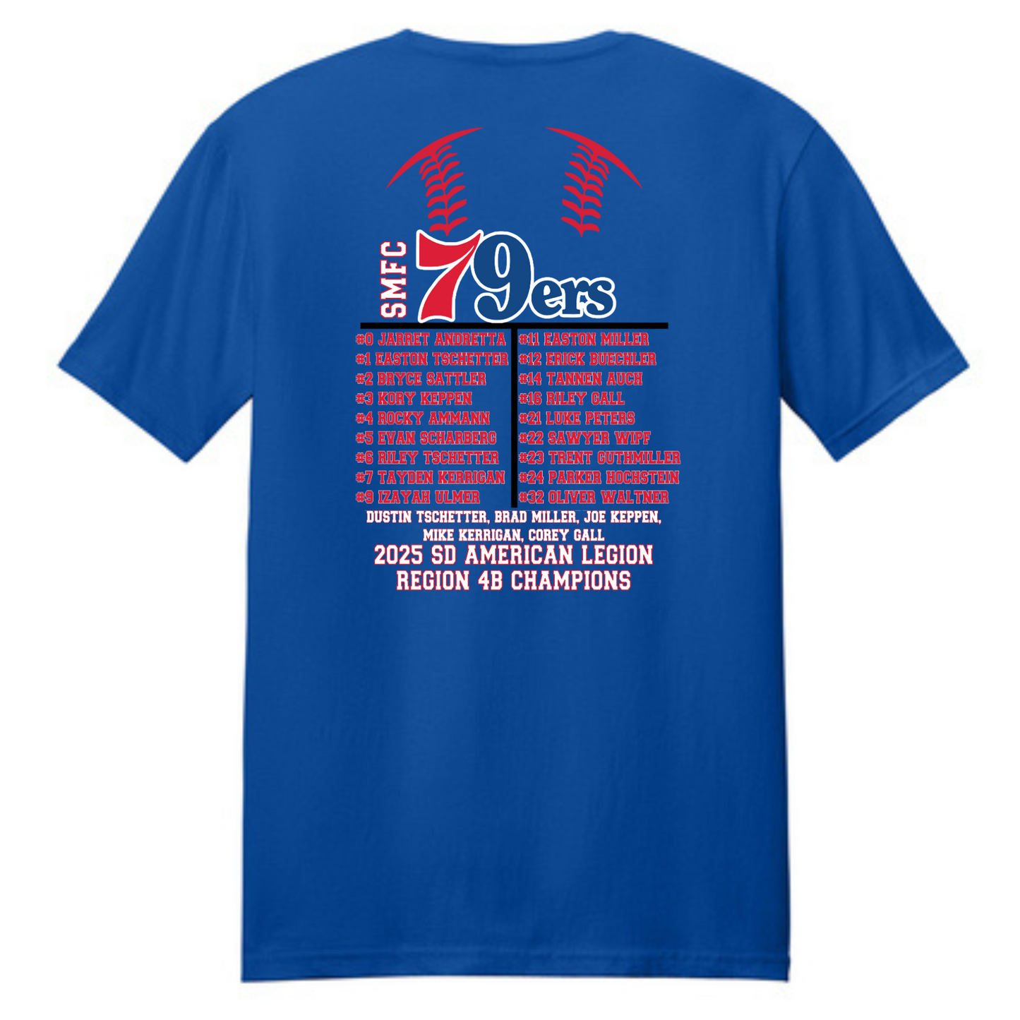 79ers State Baseball 100% cotton Gildan Softstyle® T-Shirt