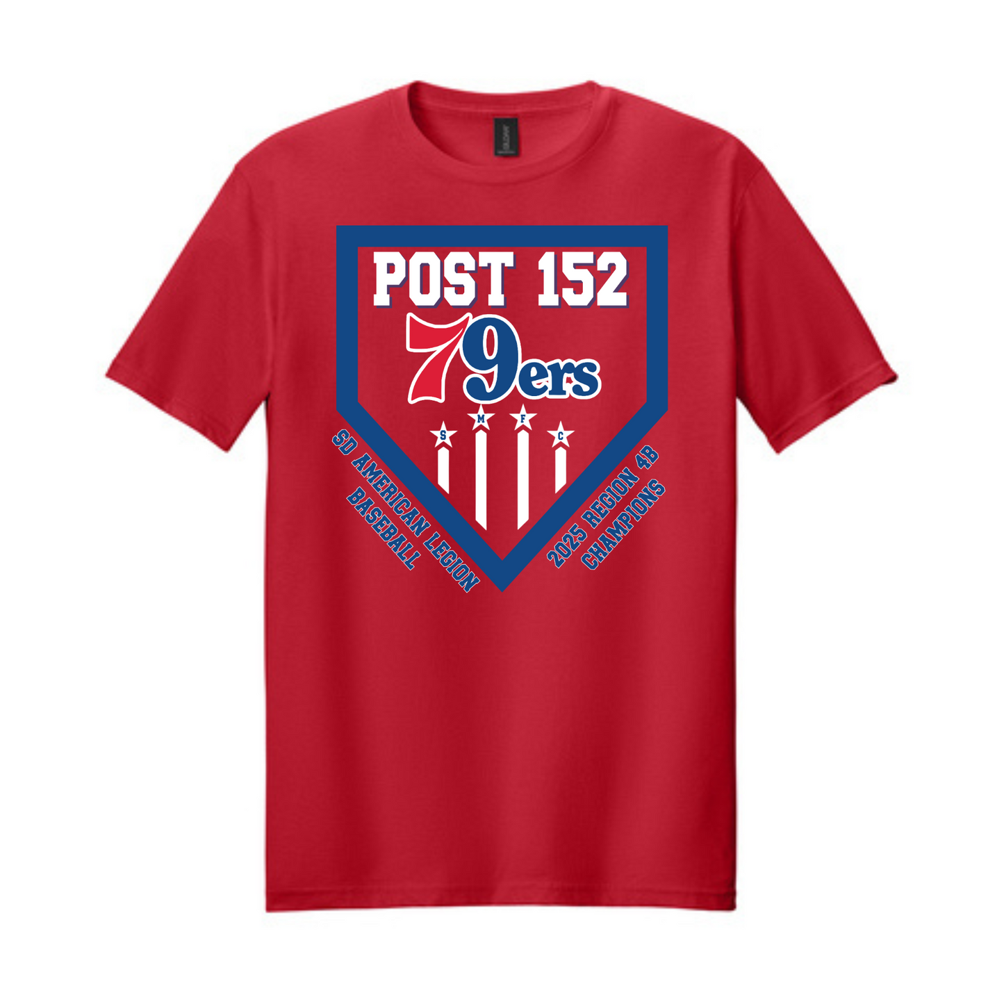 79ers State Baseball 100% cotton Gildan Softstyle® T-Shirt