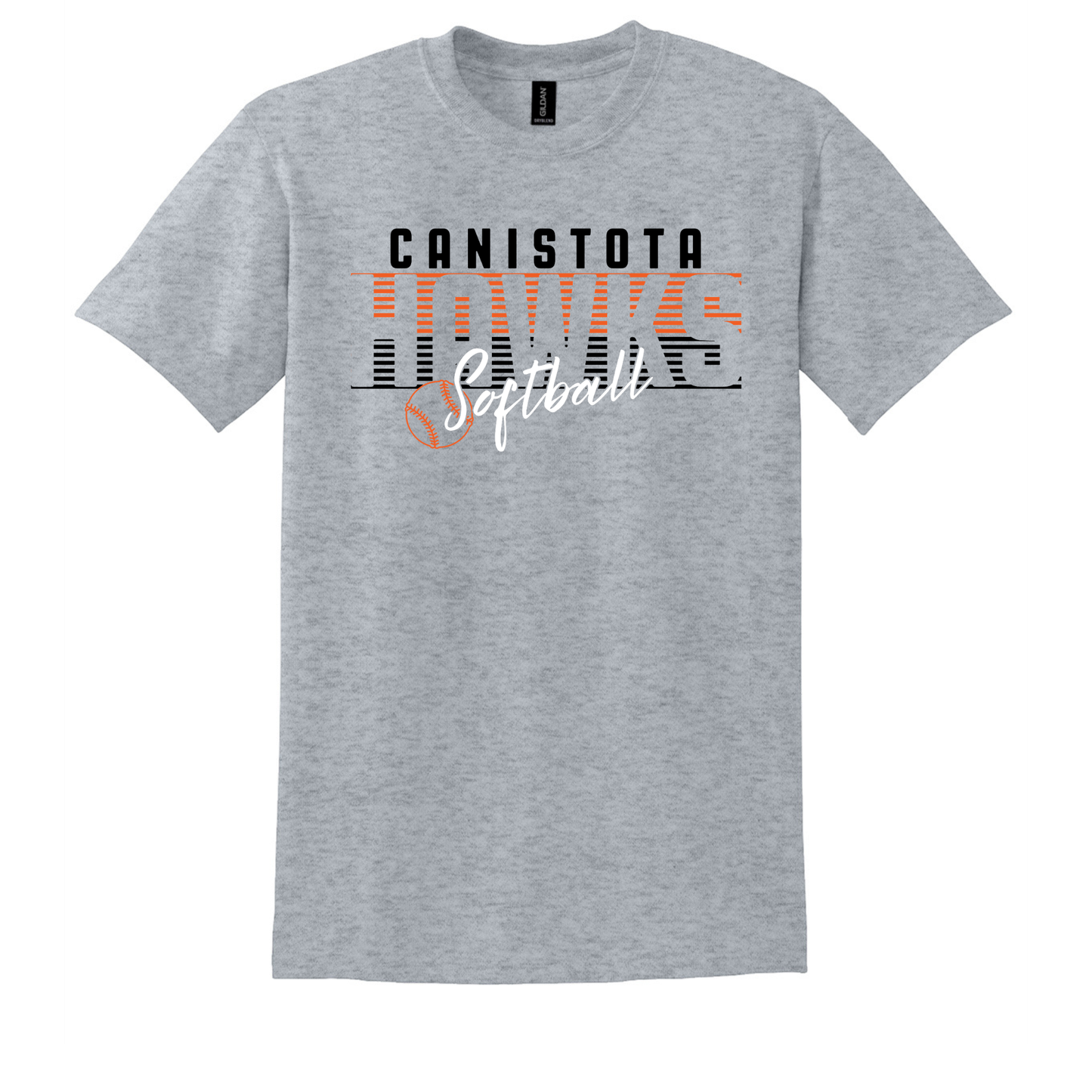 Canistota Softball Gildan® - DryBlend® 50 Cotton/50 Poly T-Shirt