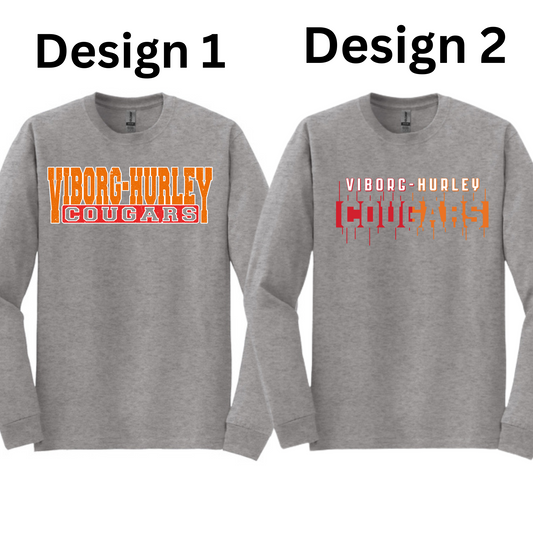 VH Booster Club Gildan® Youth Heavy Cotton™ 100% Cotton Long Sleeve T-Shirt (YOUTH)