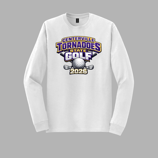 Centerville Tornadoes State Golf Gildan® - DryBlend® 50 Cotton/50 Poly Long Sleeve T-Shirt