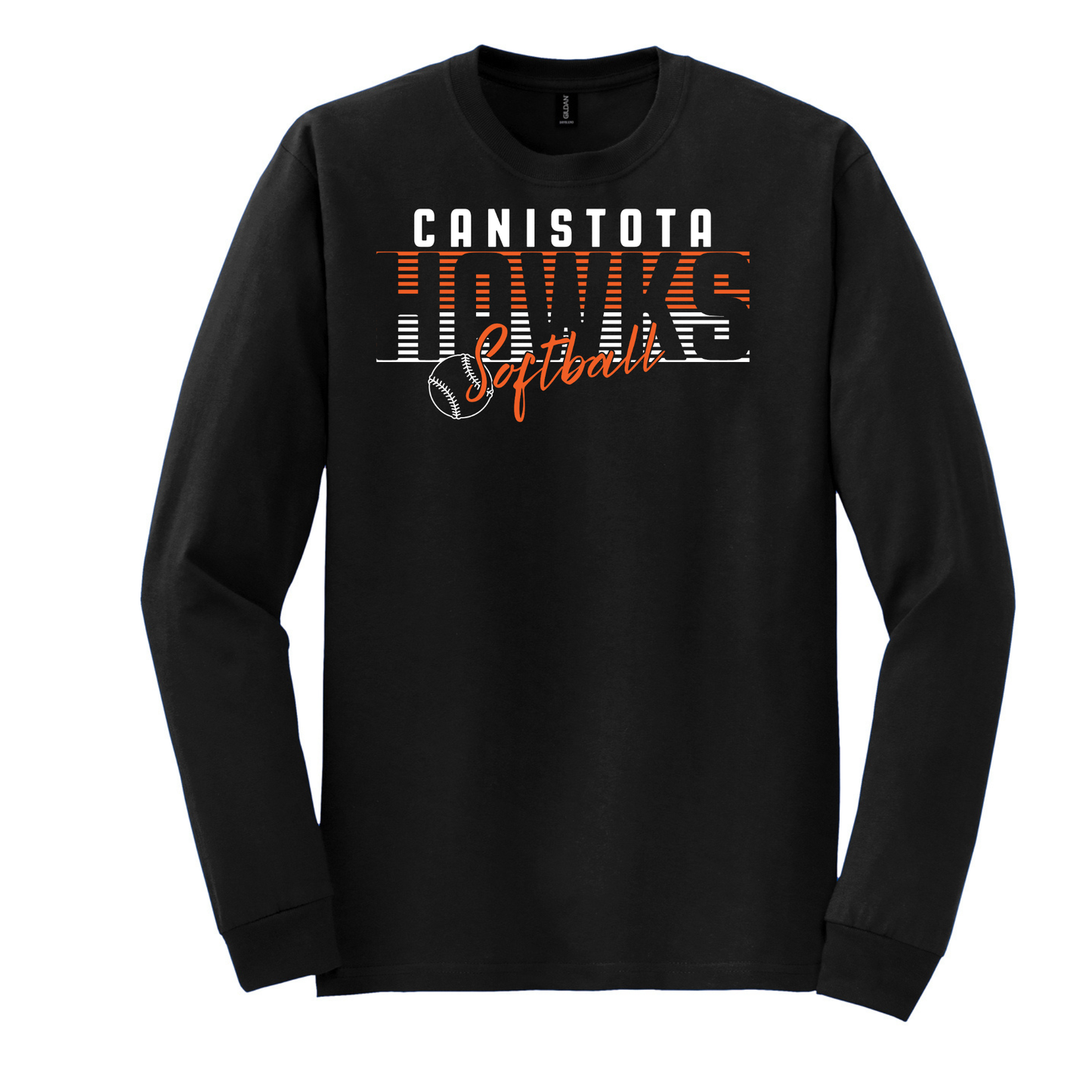 Canistota Softball Gildan® - DryBlend® 50 Cotton/50 Poly Long Sleeve T-Shirt