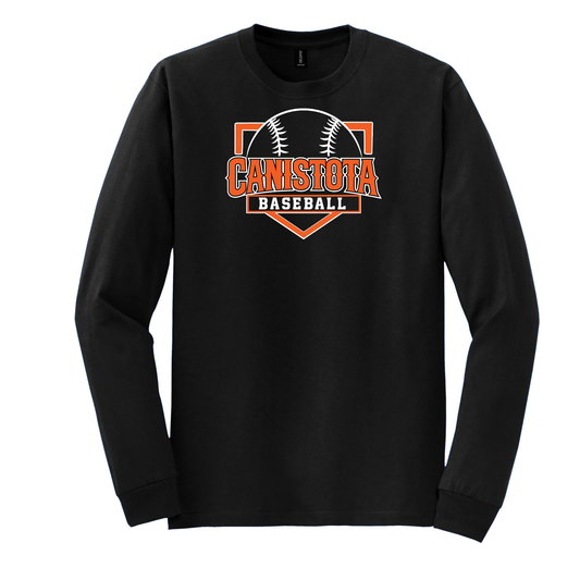 Canistota Baseball Gildan® Youth Heavy Cotton™ 100% Cotton Long Sleeve T-Shirt