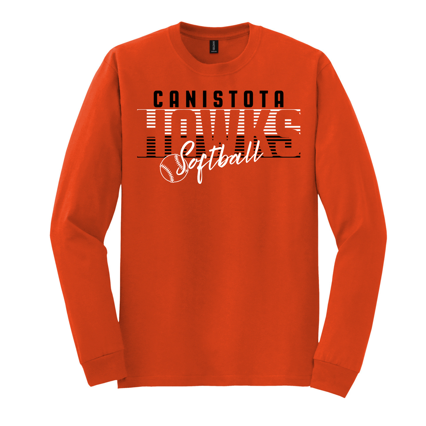 Canistota Softball Gildan® - DryBlend® 50 Cotton/50 Poly Long Sleeve T-Shirt
