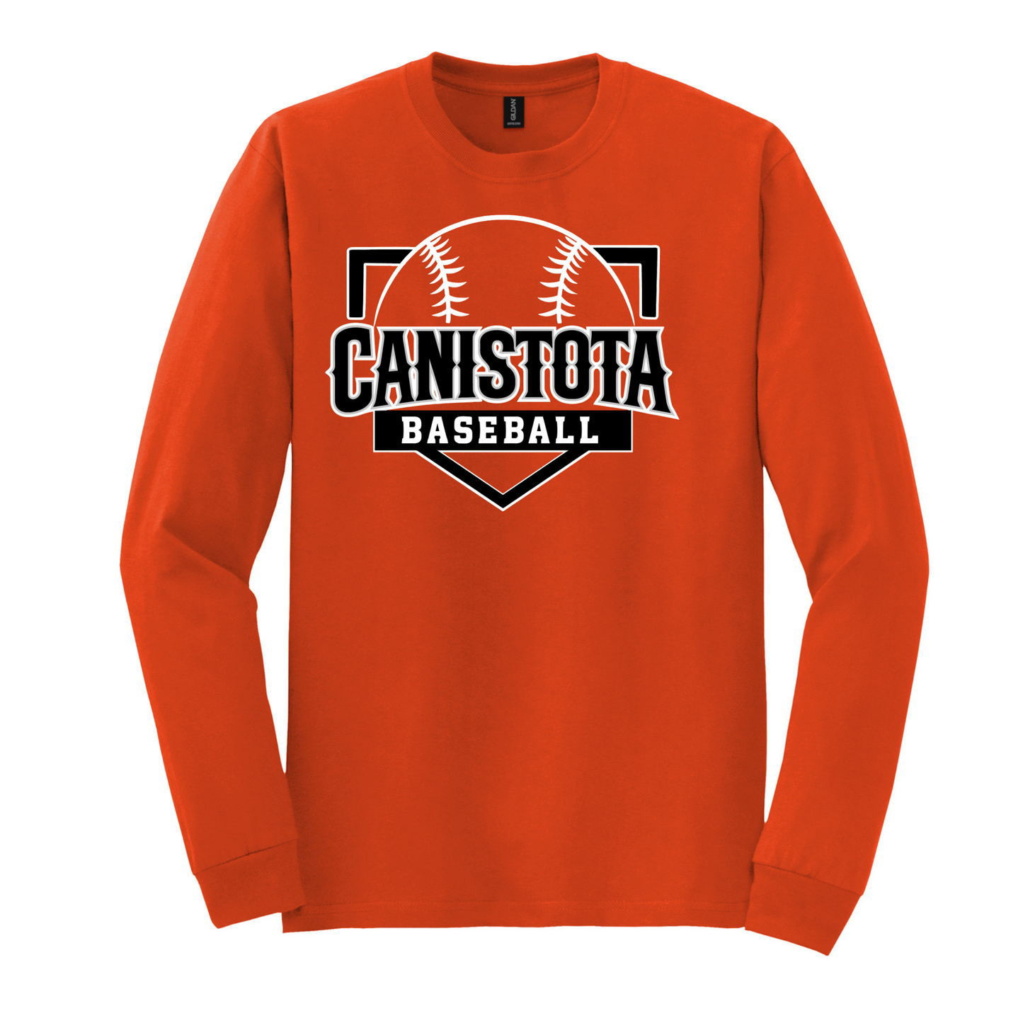Canistota Baseball Gildan® Youth Heavy Cotton™ 100% Cotton Long Sleeve T-Shirt