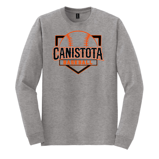 Canistota Baseball Gildan® - DryBlend® 50 Cotton/50 Poly Long Sleeve T-Shirt