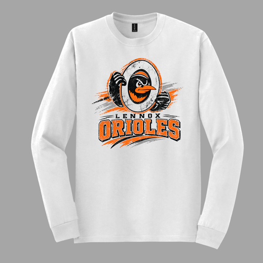 Lennox Booster Club Gildan® Youth Heavy Cotton™ 100% Cotton Long Sleeve T-Shirt (YOUTH)